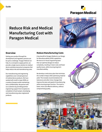 Reduce Risk & Medical Manufacturing Cost Guide